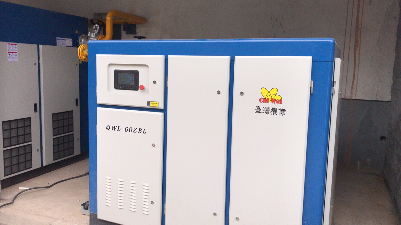 雙螺桿空壓機壓力上不去的原因有哪些？權(quán)偉永瑩雙螺桿空壓機廠家